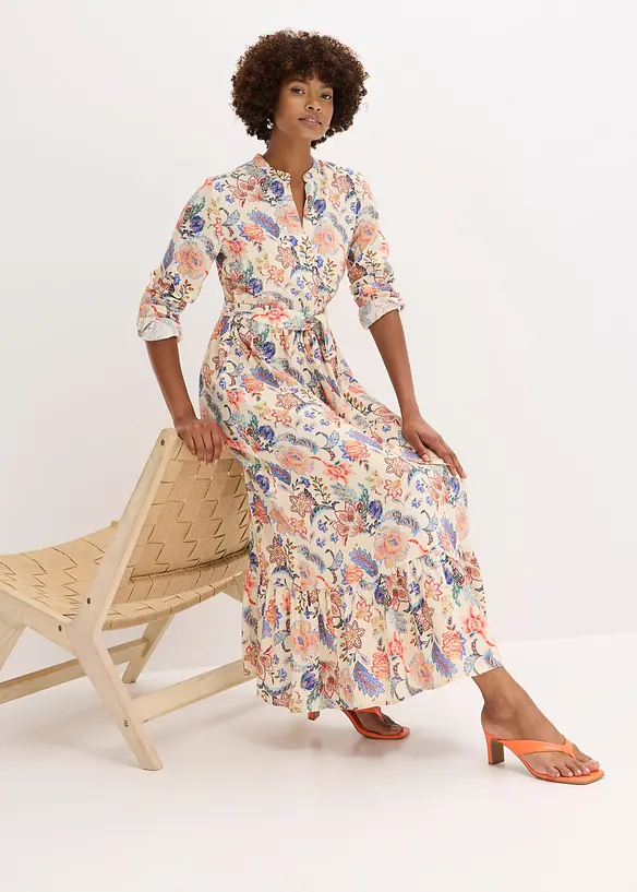 Maxikleid aus fließender Viskose, bonprix