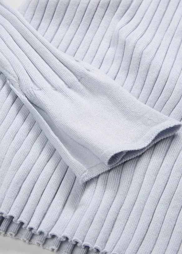 T-shirt en maille côtelée, bonprix