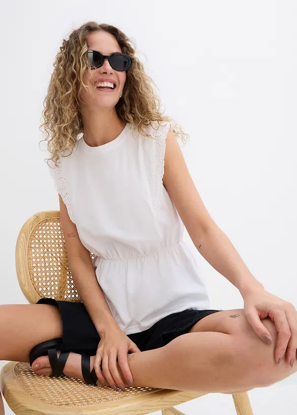 Shirt aus reiner Baumwolle, bonprix
