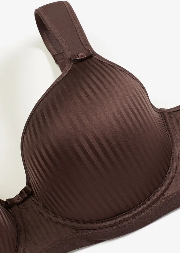 Soutien-gorge à coques, bretelles rembourrées et effet brillant, bonprix