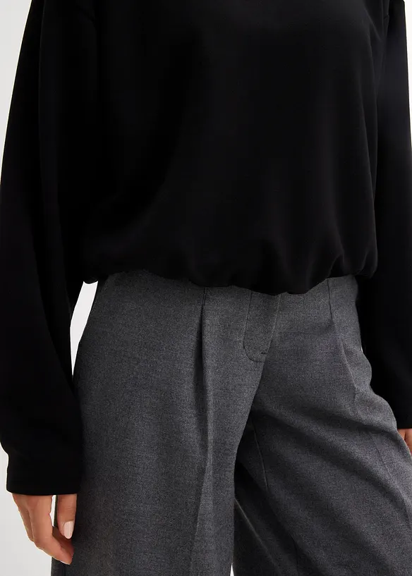 Hoodie aus leicht glänzendem Viskose-Mix, bonprix