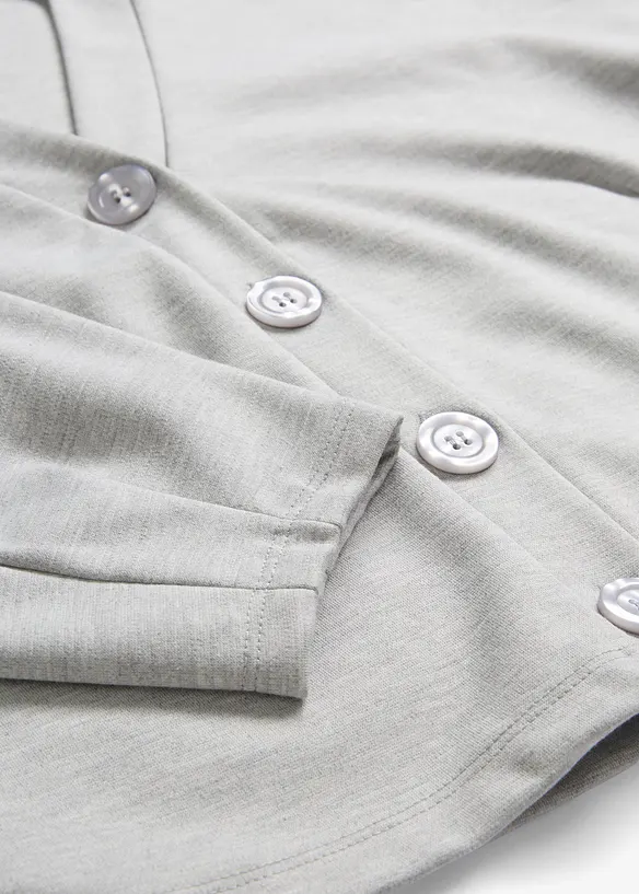 Sweat zippé en viscose mélangée, bonprix