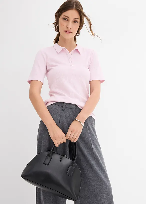 Polo en viscose extensible, bonprix