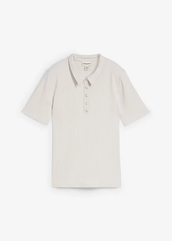 Polo en viscose extensible, bonprix