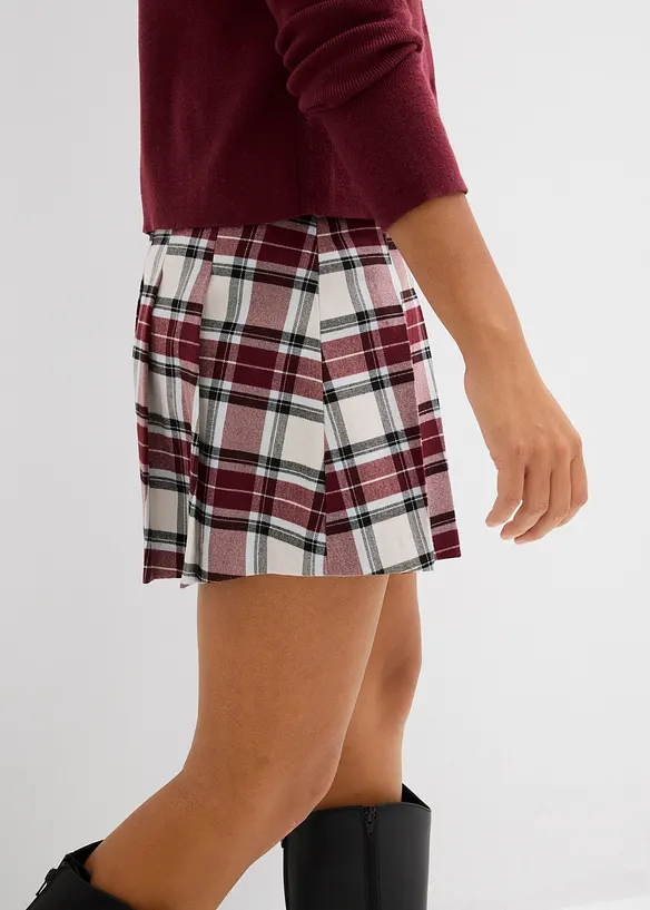 Jupe-short à carreaux, bonprix