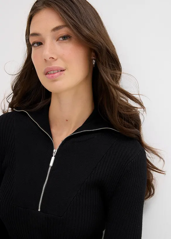 Rippshirt aus softem Viskose-Mix, bonprix