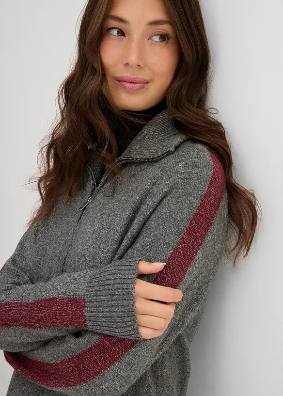 Strickjacke aus weichem Woll-Mix, bonprix
