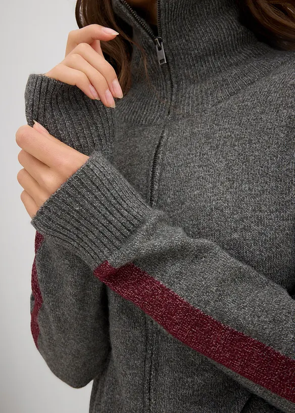 Strickjacke aus weichem Woll-Mix, bonprix