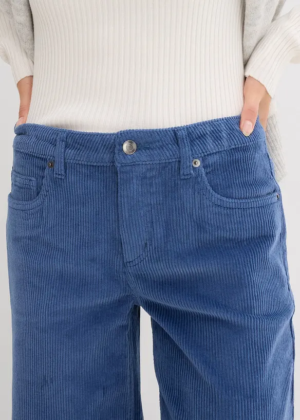 Cordhose aus elastischem Baumwoll-Mix, bonprix