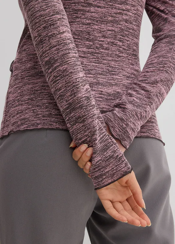 Langarmshirt aus softem Viskose-Mix, bonprix
