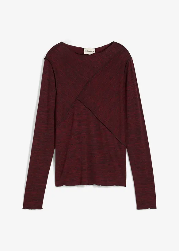 Langarmshirt aus softem Viskose-Mix, bonprix