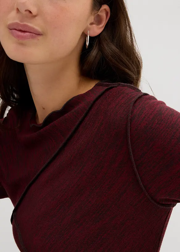 Langarmshirt aus softem Viskose-Mix, bonprix