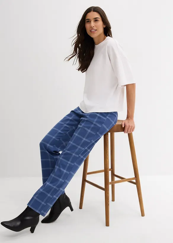 Karierte Chinohose, bonprix