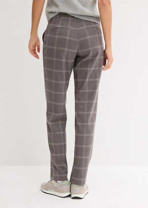 Pantalon chino à carreaux, bonprix