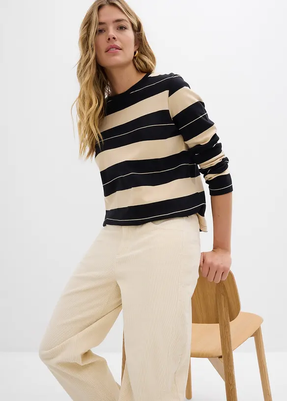 Cordhose in Barellform, bonprix