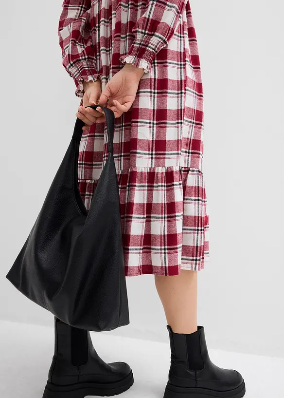 Midikleid aus Flanell, bonprix