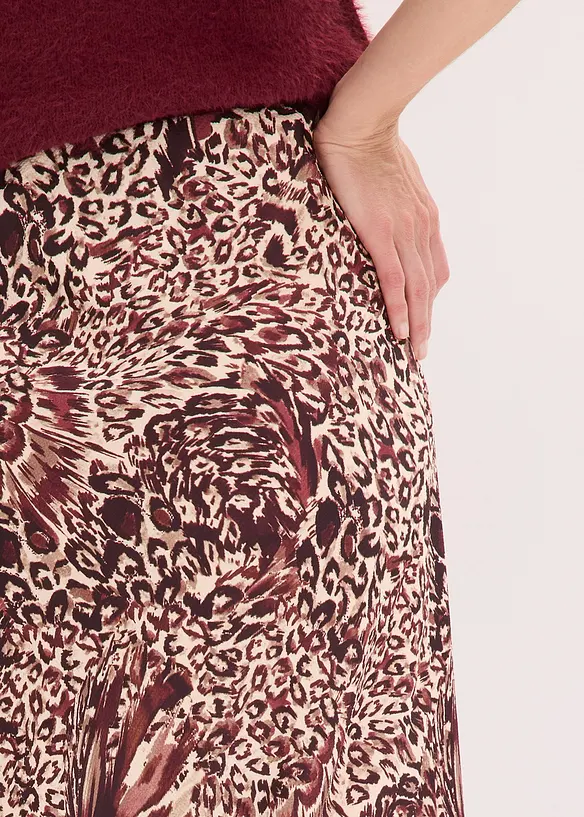 Satin-Rock mit Struktur, bonprix