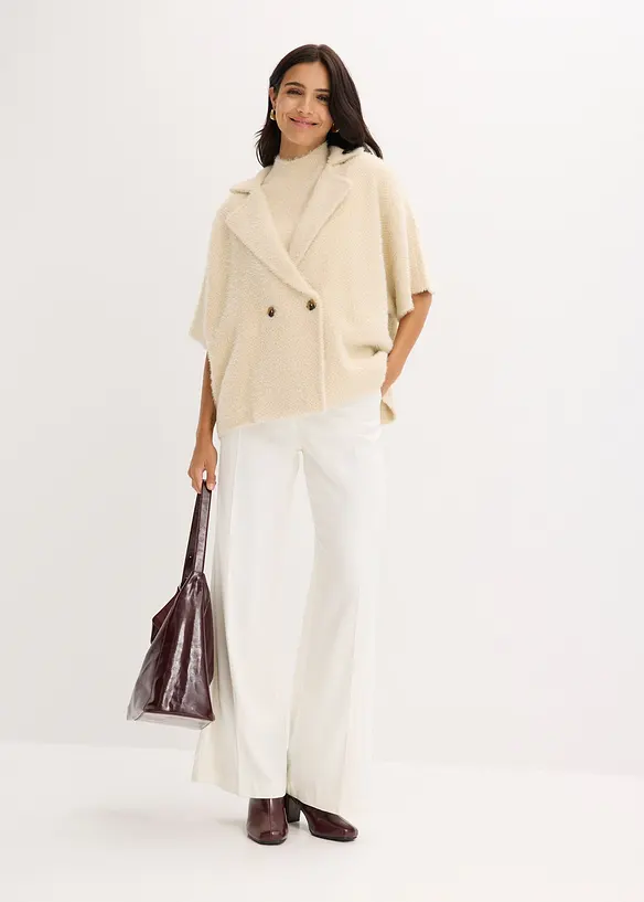 Federgarn Strickjacke, bonprix