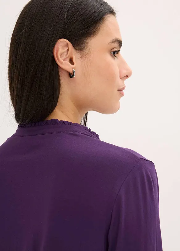 Shirt mit Stehkragen, bonprix