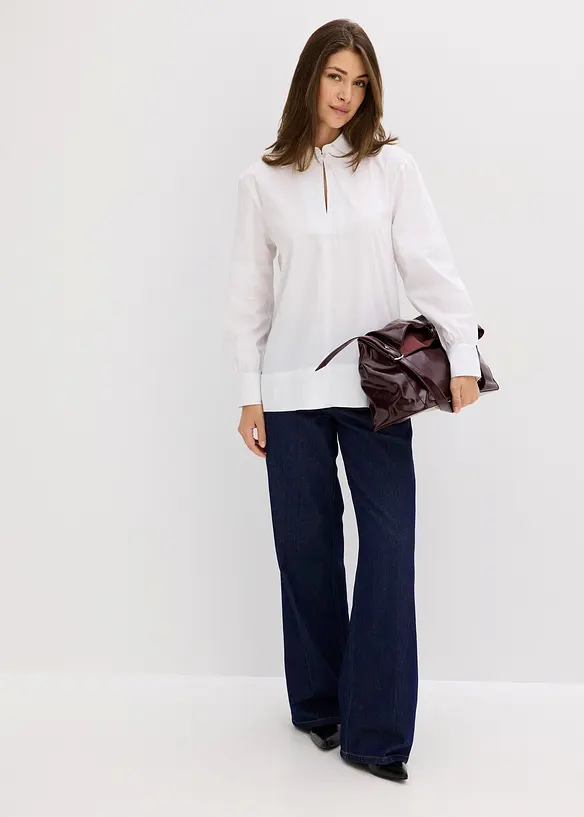 Oversize-Bluse mit Volumenärmel, bonprix