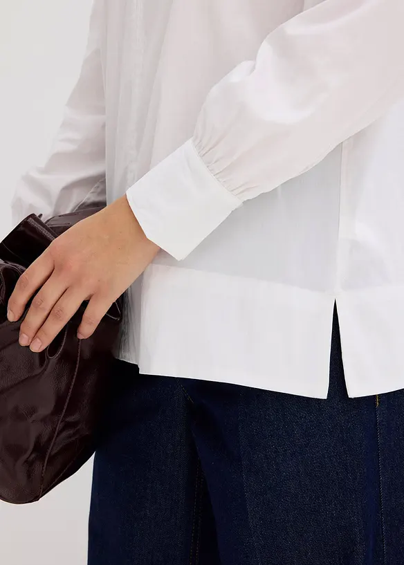 Oversize-Bluse mit Volumenärmel, bonprix
