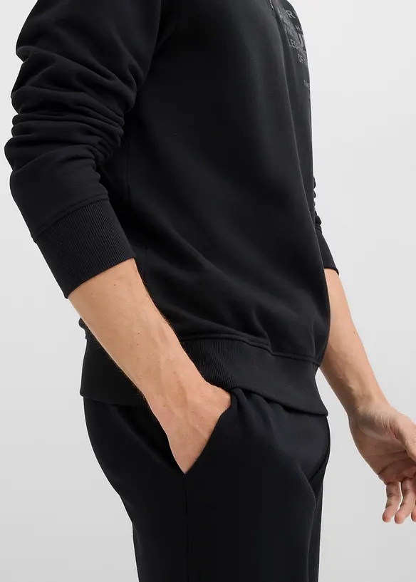 Troyer-Sweatshirt aus reiner Bio-Baumwolle, bonprix