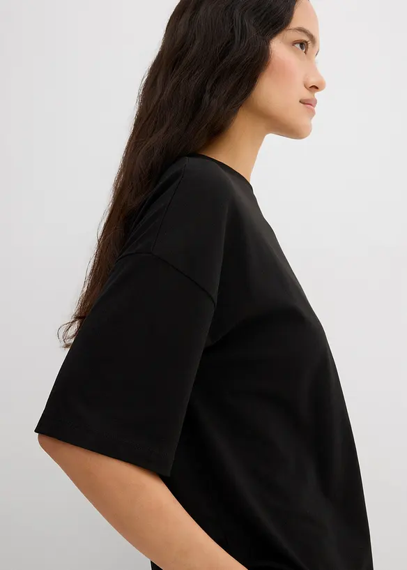 T-shirt oversize en coton mélangé, bonprix