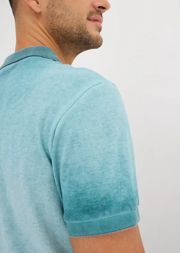 Piqué-Poloshirt in gewaschener Optik, bonprix