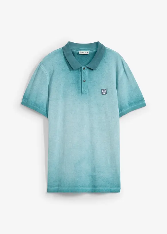 Piqué-Poloshirt in gewaschener Optik, bonprix