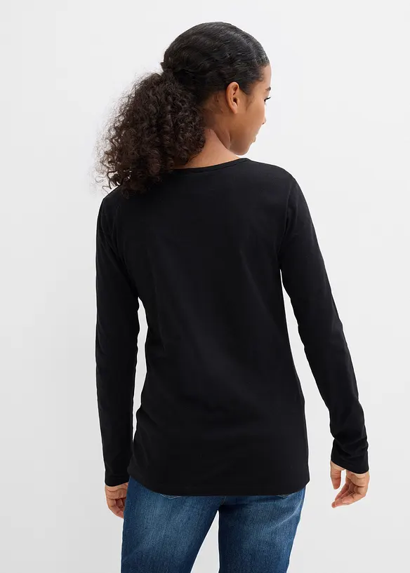 Lot de 3 T-shirts manches 100% coton, bonprix