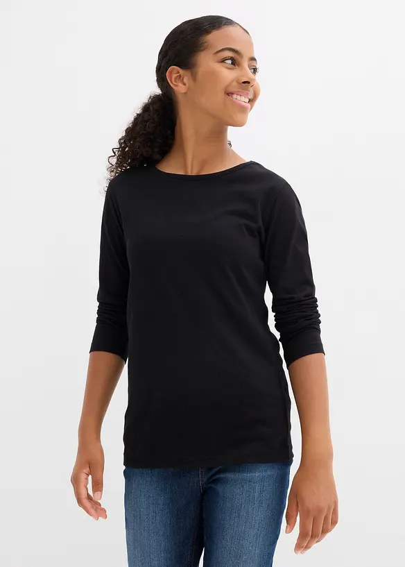Lot de 3 T-shirts manches 100% coton, bonprix