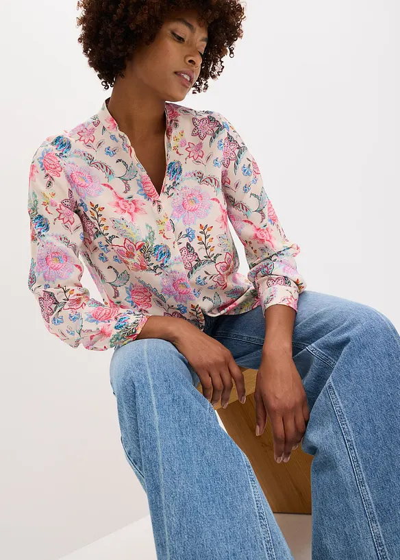 Bluse aus fließender Viskose, bonprix