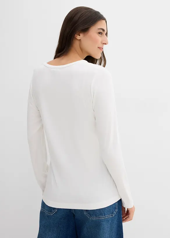 Langarmshirt aus softem Viskose Mix, bonprix