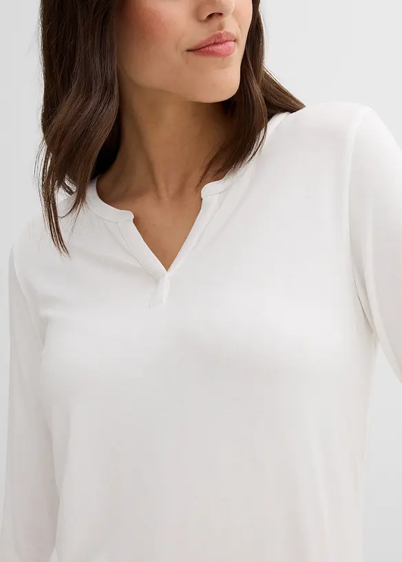 Langarmshirt aus softem Viskose Mix, bonprix