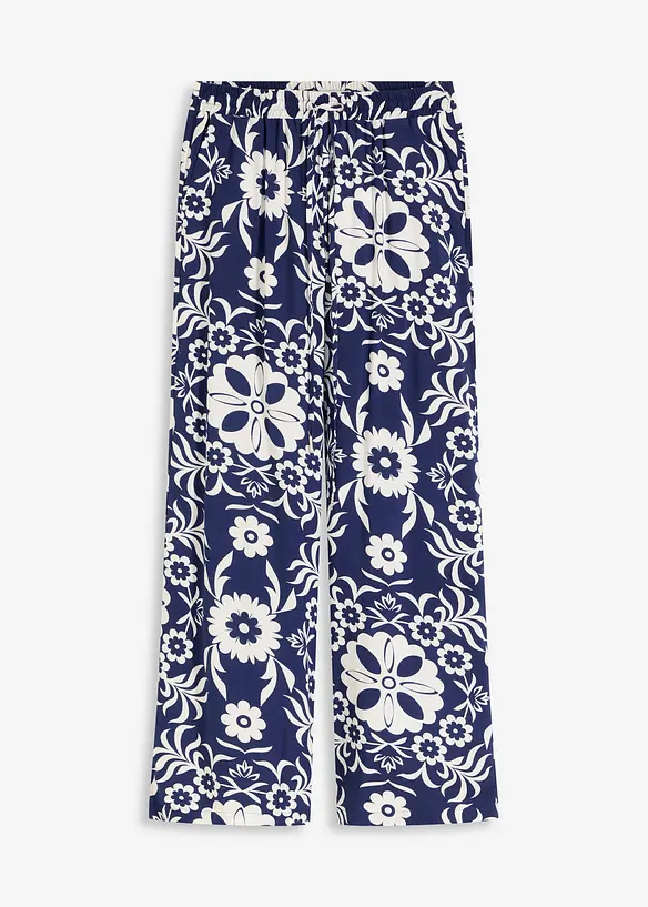 Marlenehose aus fließender Viskose, bonprix