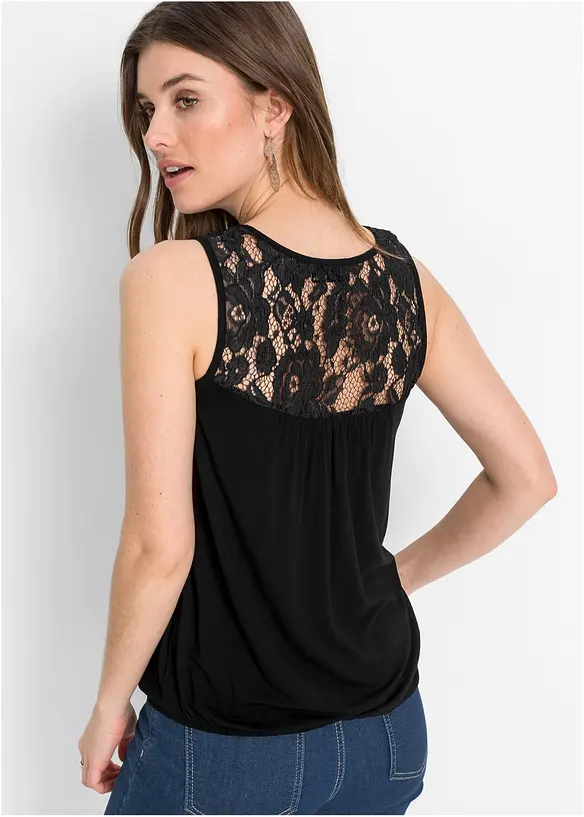 Top en viscose extensible mélangée, bonprix