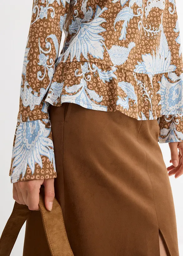 Shirtbluse aus softem Modal-Mix, bonprix