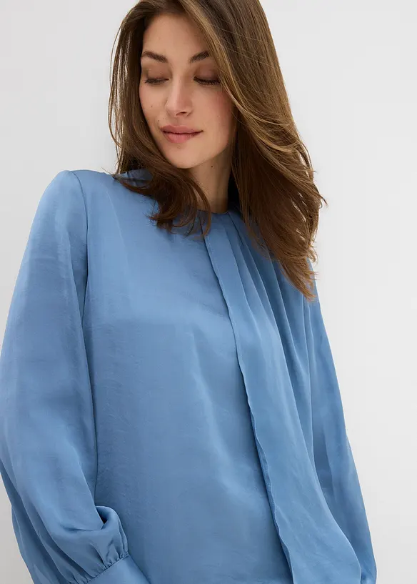 Bluse aus fließendem Satin, bonprix