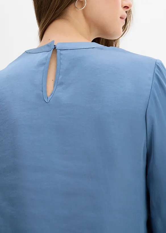 Bluse aus fließendem Satin, bonprix