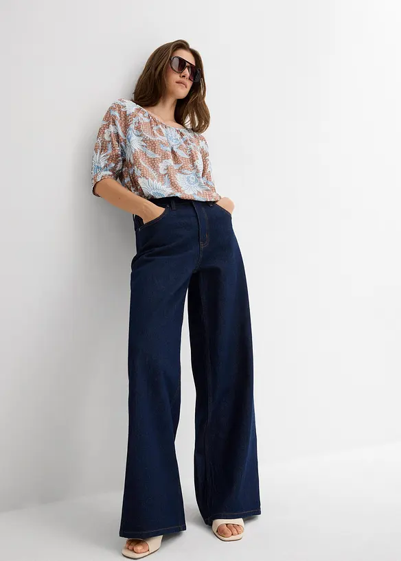 Bluse aus feinem Viskose-Mix, bonprix