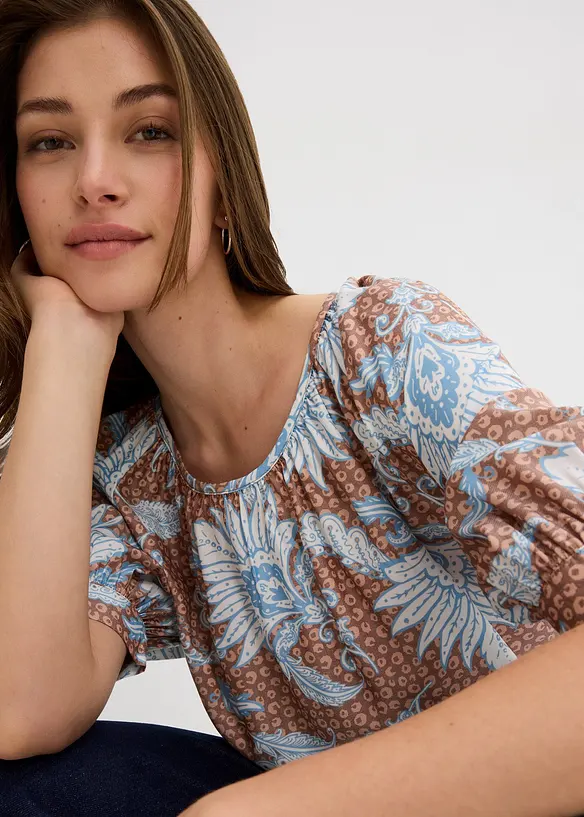 Bluse aus feinem Viskose-Mix, bonprix