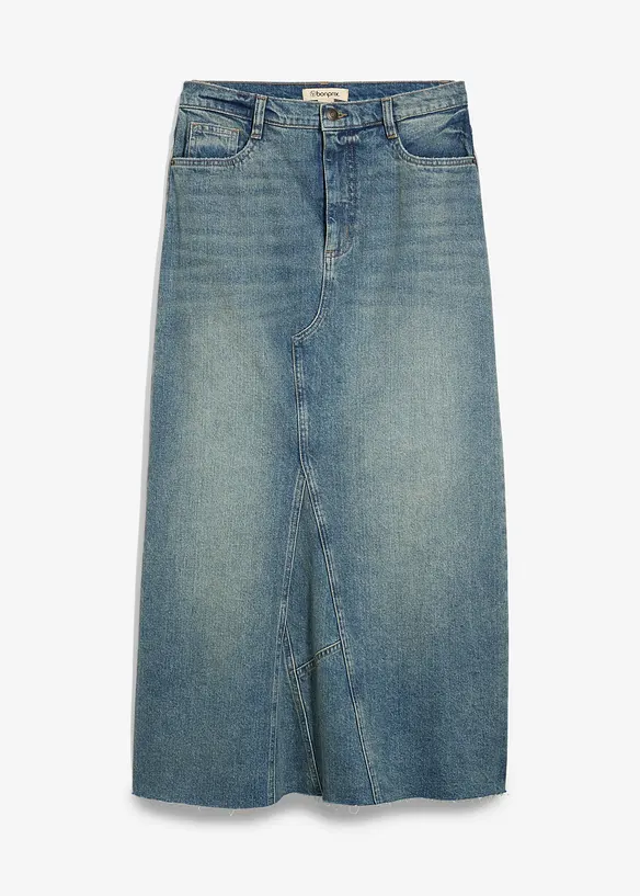Jeansrock, Mid Waist, Maxi Length, bonprix