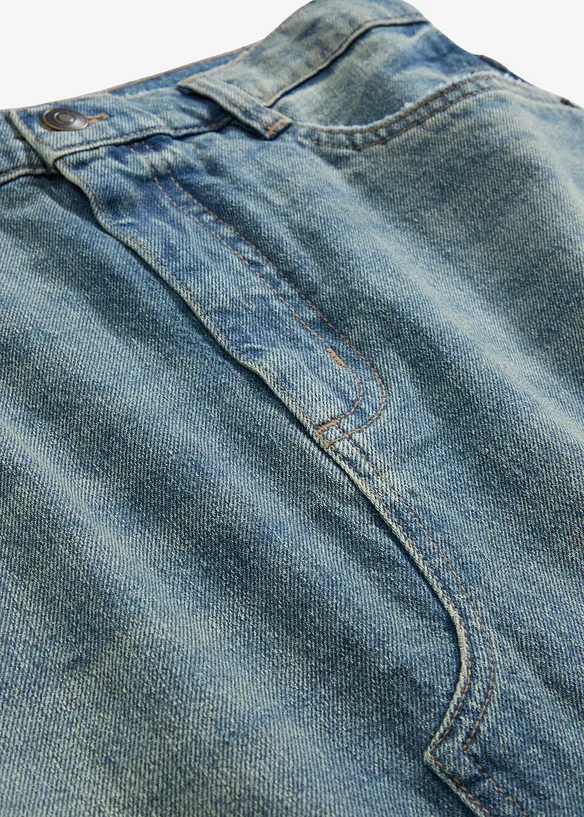 Jeansrock, Mid Waist, Maxi Length, bonprix