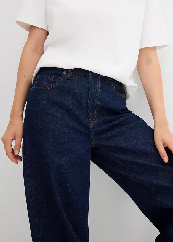 Jean large taille haute, bonprix