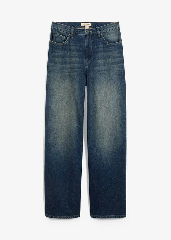 Wide-Leg-Jeans High Waist, bonprix
