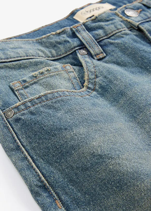 Wide-Leg-Jeans High Waist, bonprix