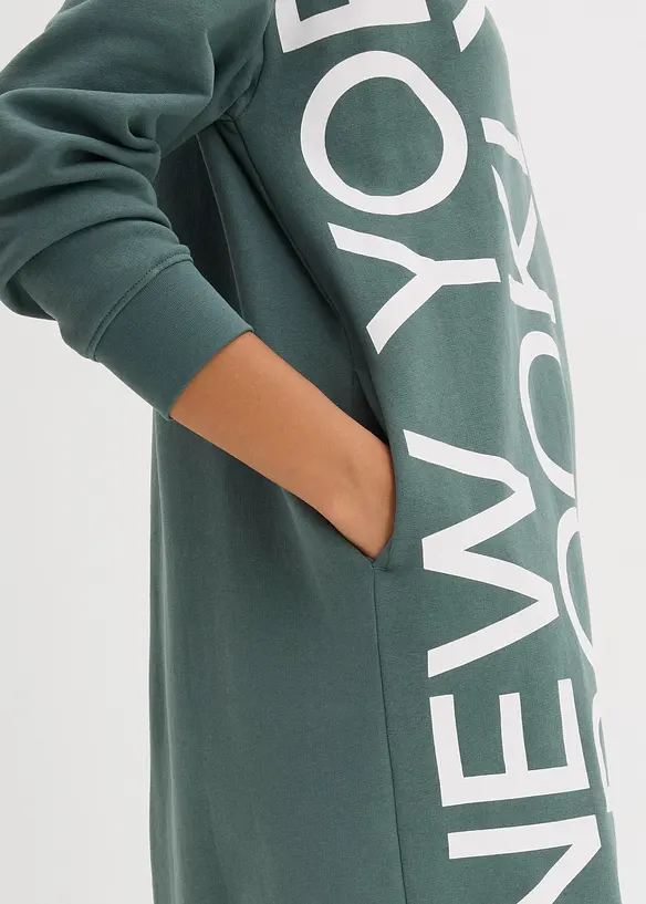 Robe oversize en molleton doux, bonprix