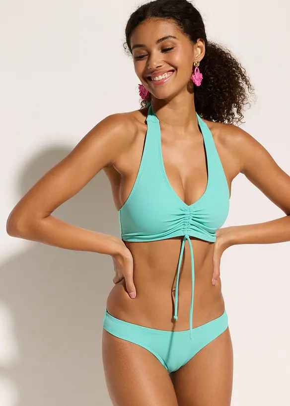 Neckholder-Bikini mit Raffung (2-tlg.Set), bonprix