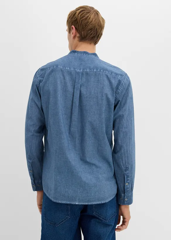 Chemise manches longues aspect délavé, bonprix