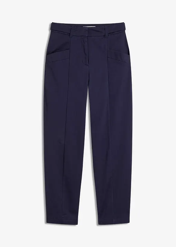 Satinhose mit Tapered Fit, bonprix